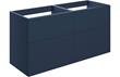 Morino 1180mm 4 Drawer Wall Unit (No Top) - Matt Deep Blue