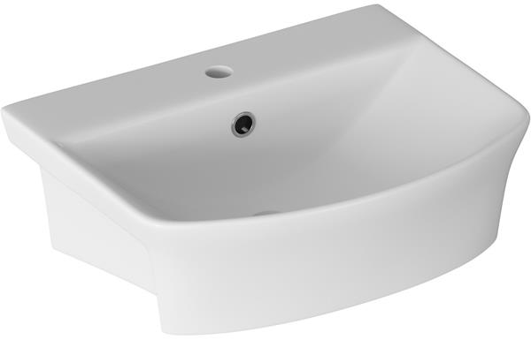 Grenoble 500x400mm 1TH Semi Recessed Basin