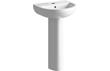 Bordeaux 500x390mm 1TH Basin & Full Pedestal