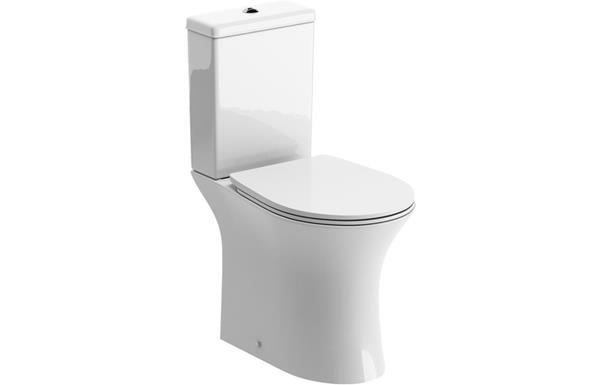 Grenoble Rimless C/C Open Back WC & Soft Close Seat