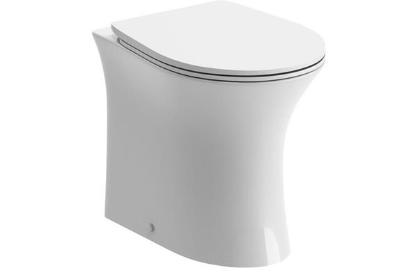 Grenoble Rimless BTW WC & Soft Close Seat