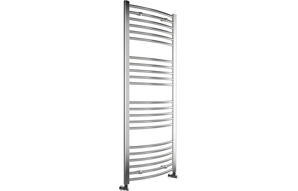 Quadranta Curved 30mm Ladder Radiator 500x1600mm - Chrome