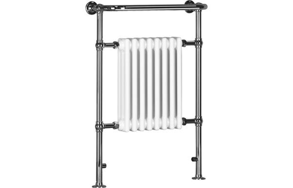 Rhondalia 673x965mm Traditional Radiator - White