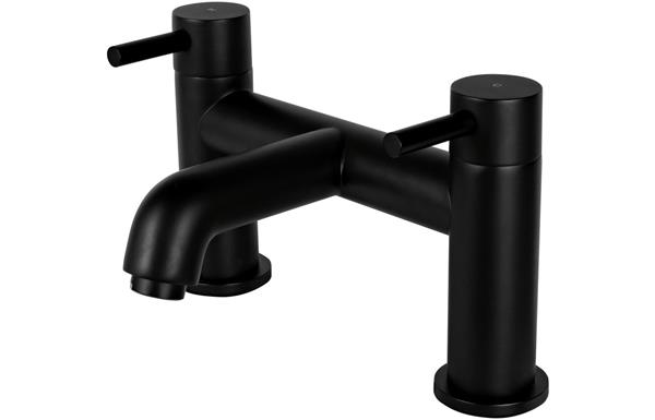 Vema Maira Deck Mounted Bath Filler - Black