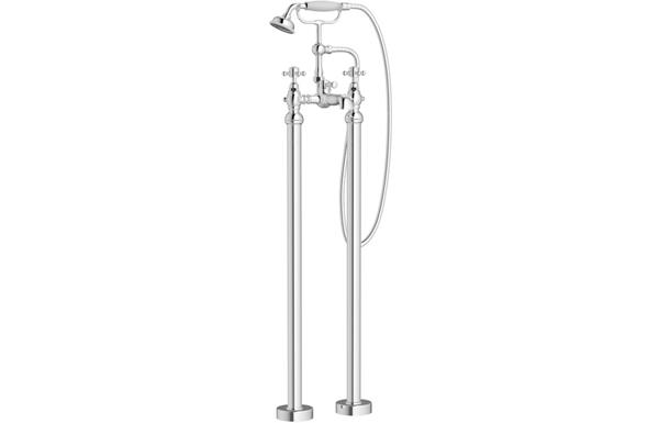 Santisimo Floor Standing Bath/Shower Mixer w/Shower Kit
