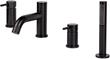 Vema Maira 4-Hole Deck Mounted Bath/Shower Mixer - Black