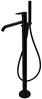 Vema Timea Floor Standing Bath/Shower Mixer - Matt Black