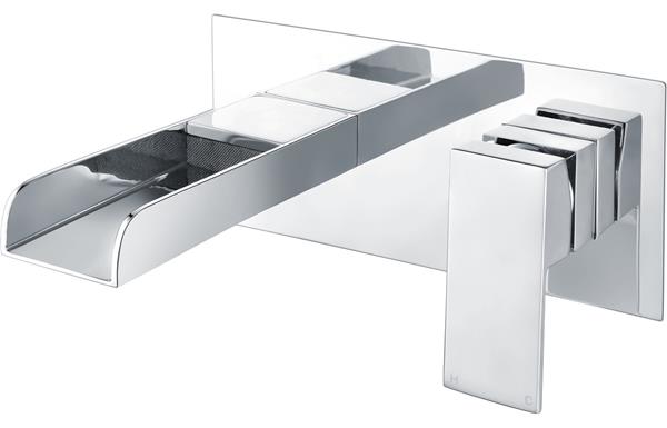 Corsia Wall Mounted Basin Mixer