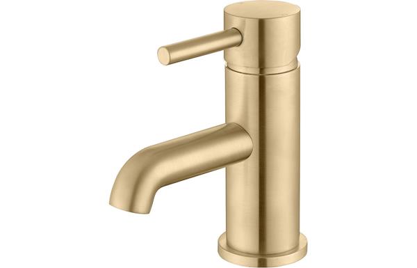 Pontias Mono Basin Tap - Brushed Brass