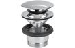 Vema Basin Push Button Waste (Unslotted) - Chrome