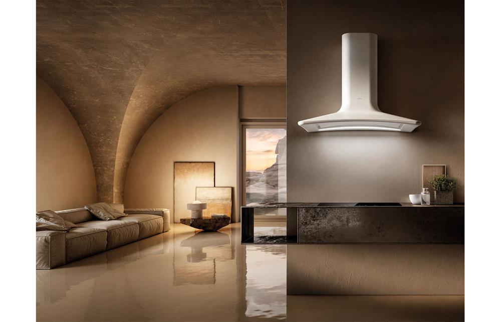 Elica Dolce 85cm Chimney Hood Copper Cooker Hoods LEH201 from mbd bathrooms