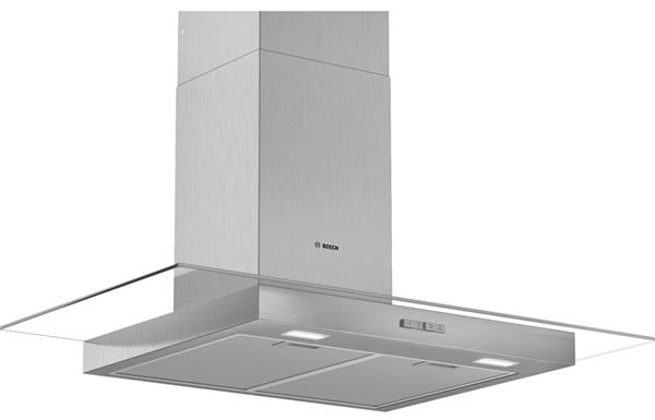 Bosch Series 2 DWG94BC50B 90cm Chimney Hood - Brushed Steel