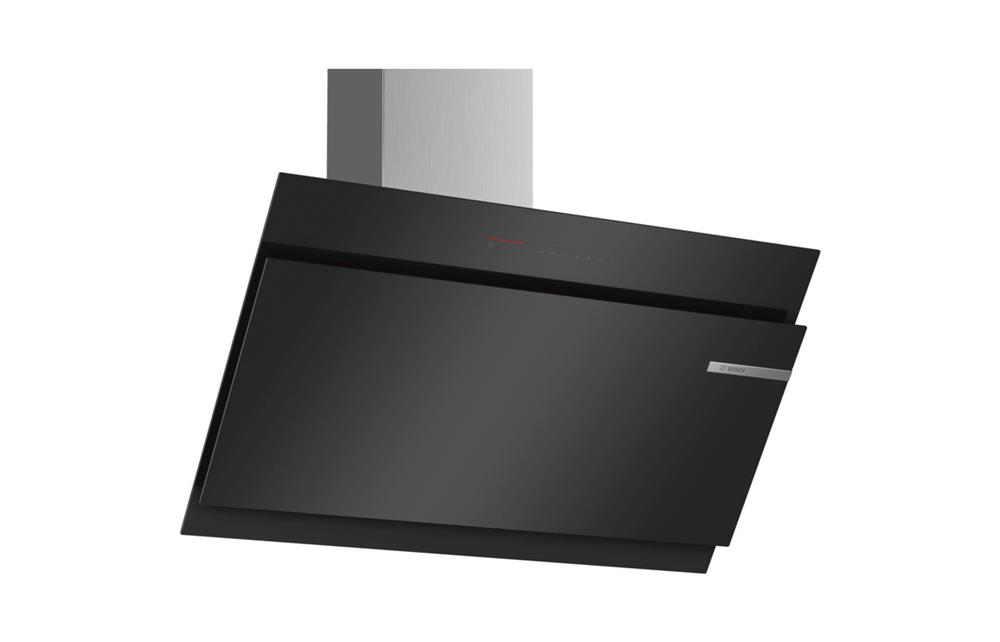 Bosch Series 6 DWK97JQ60B 90cm Angled Glass Chimney Hood Black