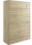 Albia 600mm Floor Standing WC Unit - Havana Oak