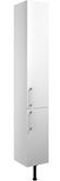 Venosia 300mm 2 Door Tall Unit - White Gloss