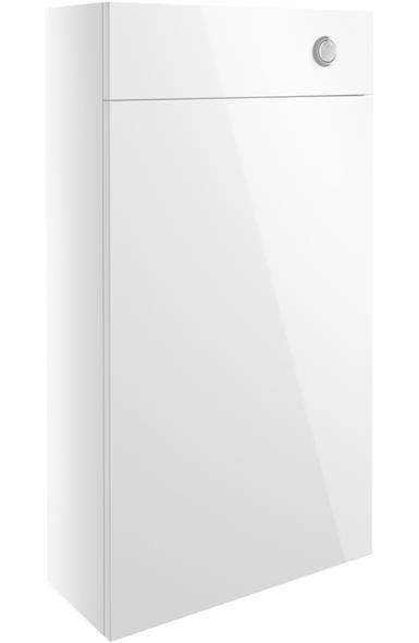 Venosia 500mm Slim WC Unit - White Gloss