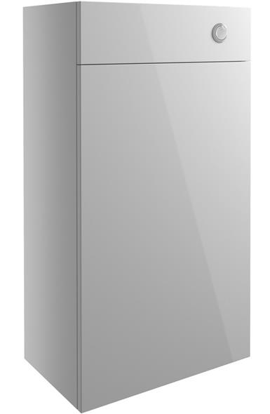 Venosia 500mm WC Unit - Light Grey Gloss