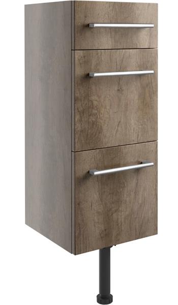 Venosia 300mm 3 Drawer Unit - Nebraska Oak