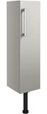 Venosia 200mm Slim Base Unit - Light Grey Gloss