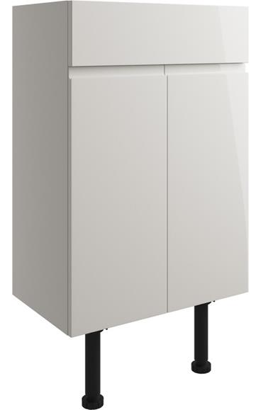 Butlas 500mm Basin Unit - Pearl Grey Gloss