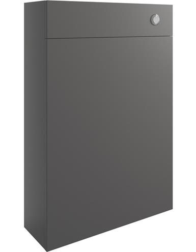 Butlas 600mm Slim WC Unit - Onyx Grey Gloss