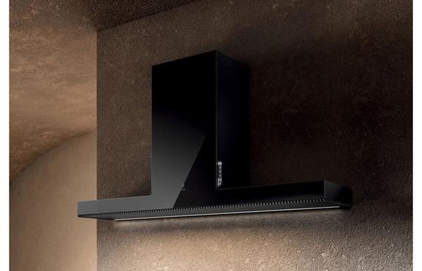 Elica Haiku 60cm Chimney Hood - Black