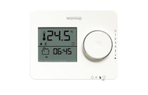 Warmup Tempo Digital Programmable Thermostat - Porcelain White