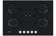 Hotpoint HGS 72S BK 75cm Gas on Glass Hob - Black