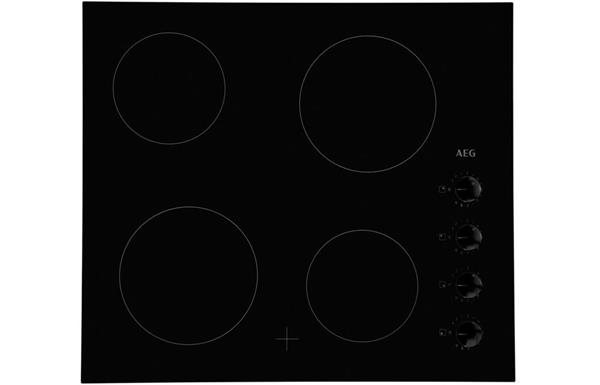 AEG HK614000CB 60cm Ceramic Hob - Black