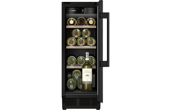 Bosch Series 6 KUW20VHF0G Built Under 30cm Wine Cooler - Black