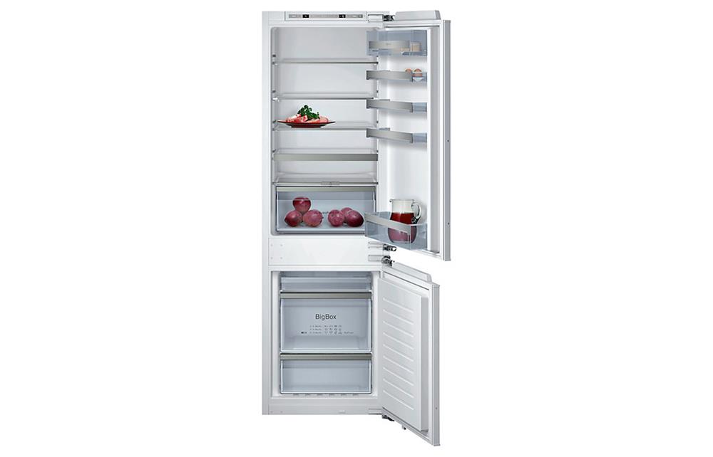 Neff N70 KI7863DF0G Built In Frost Free 60/40 Fridge Freezer, Aqus