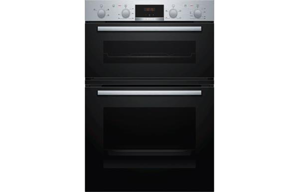 Bosch Series 2 MHA133BR0B B/I Double Electric Oven - Brushed Steel