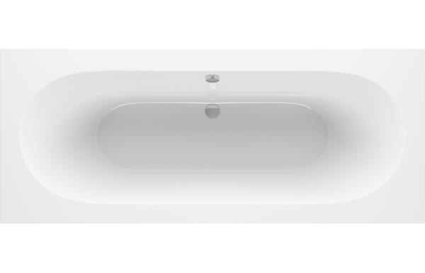 Miamy Round Double Ended 1800x800x550mm 0TH Bath w/Legs