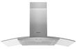 Hotpoint PHGC9.4FLMX 90cm Curved Glass Chimney Hood - St/Steel