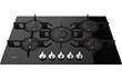 Whirlpool POW 75D2/NB 75cm Gas On Glass Hob - Black