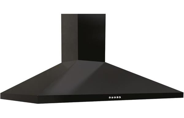 Prima PRCH023 90cm Chimney Hood - Black