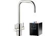 Abode Project 4 IN 1 Monobloc Tap & Proboil.4E Tank - Brushed Nickel