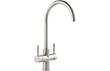 Abode Propure Swan Spout Monobloc 4-in-1 Tap - Brushed Nickel