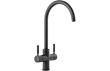 Abode Propure Swan Spout Monobloc 4-in-1 Tap - Matt Black