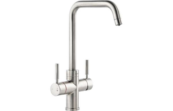 Abode Propure Quad Spout Monobloc 4-in-1 Tap - Brushed Nickel