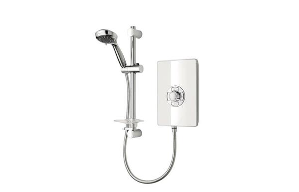 Triton Aspirante 8.5kW Contemporary Electric Shower - White Gloss