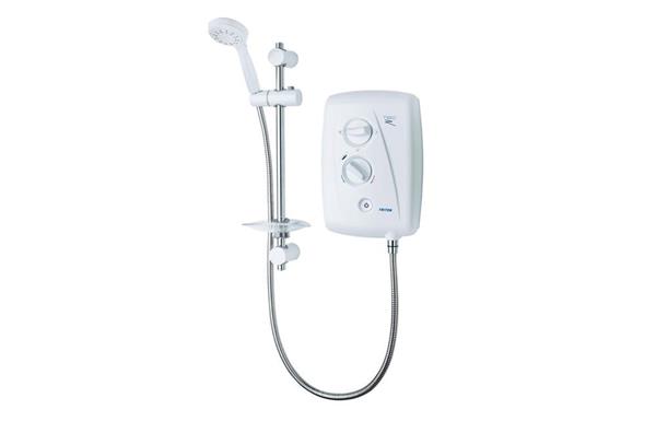 Triton T80ZFF Electric Shower 10.5kW- White/Chrome