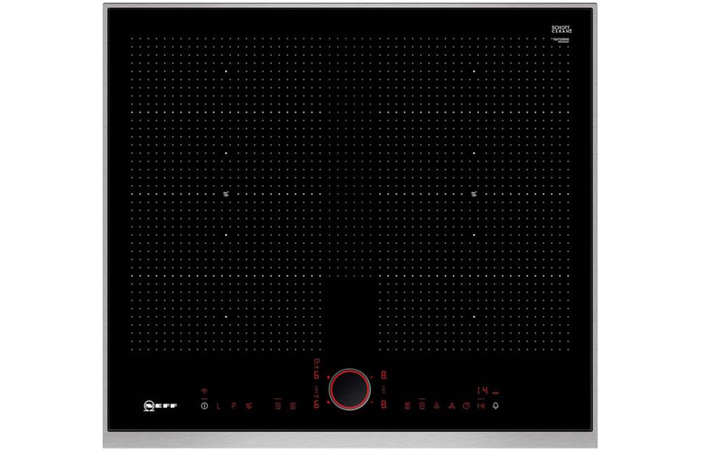 Neff N90 T66TS6RN0 60cm Flex Induction Hob Black Glass, Aqus Hobs