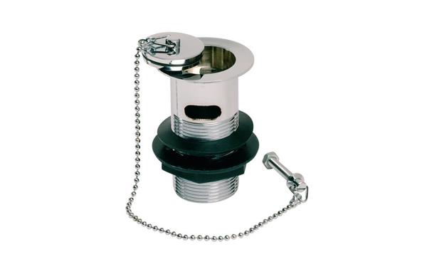 Basin Plug & Chain Waste - Slotted