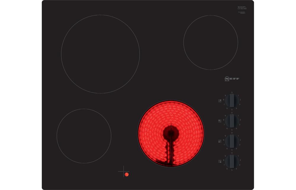 Neff N30 TL16EK0N1 60cm Electric Hob Black, AQUS Bathrooms, LNE35006