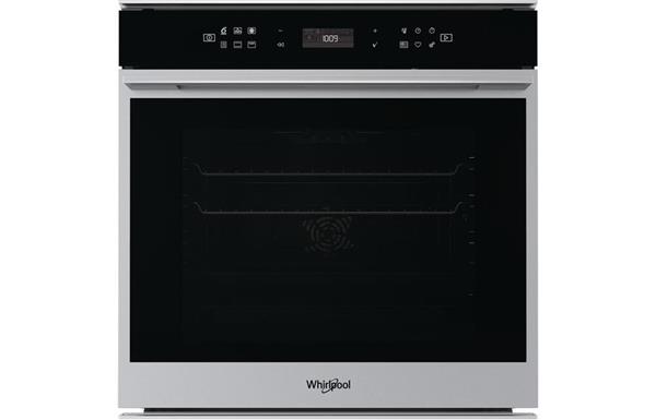 Whirlpool W7 OS4 4S1 P B/I Single Pyrolytic Oven - Black & St/Steel