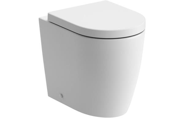 Strasbourg Rimless Back To Wall WC & S/C Seat