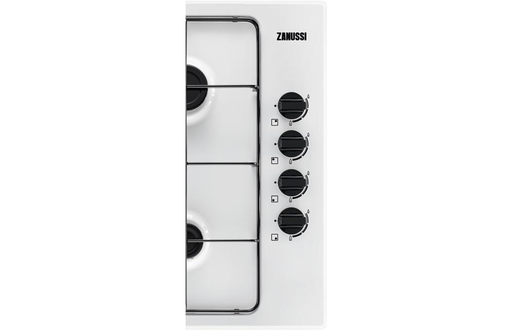 Zanussi ZGNN640W 60cm Gas Hob White, Aqus Hobs, LZA37023 from mbd