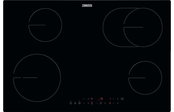 Zanussi ZHRN883K 80cm Electric Hob - Black