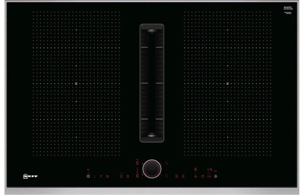 Neff N90 T58TL6EN2 80cm Venting Induction Hob - Black